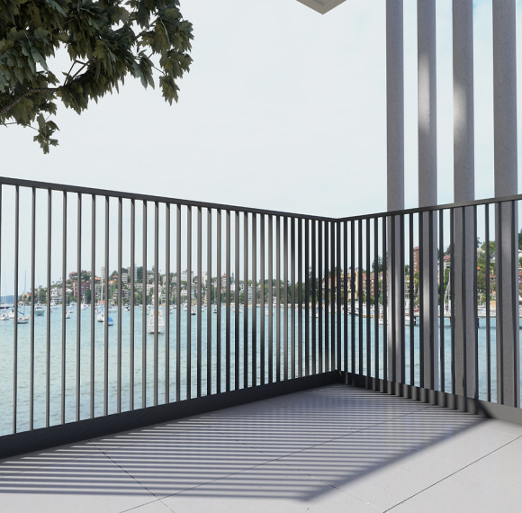 Aluminum Glass Balustrade Modern Railing System Manufacturer