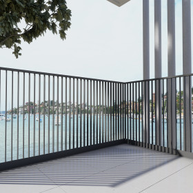 Aluminum Glass Balustrade Modern Railing System Manufacturer