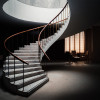 Modern Architectural Staircase Custom Steel & Glass Stair System Manufacturer Fowall