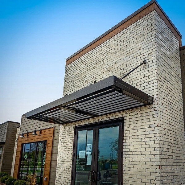 Custom Architectural Metal Canopy for Commercial Buildings and Entrance Projects