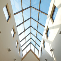 Aluminum Skylight Roof Window Glass Roof System Manufacturer Fowall