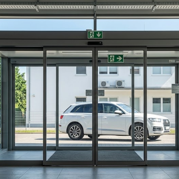 Automatic Sliding Door Commercial Entrance System Manufacturer Fowall