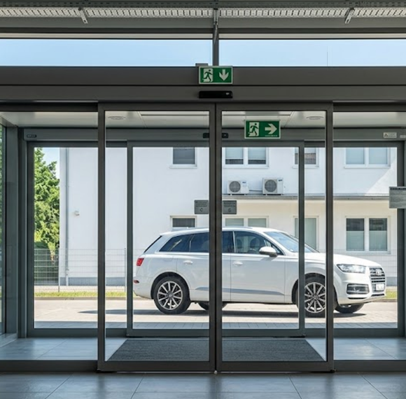 Automatic Sliding Door Commercial Entrance System Manufacturer Fowall