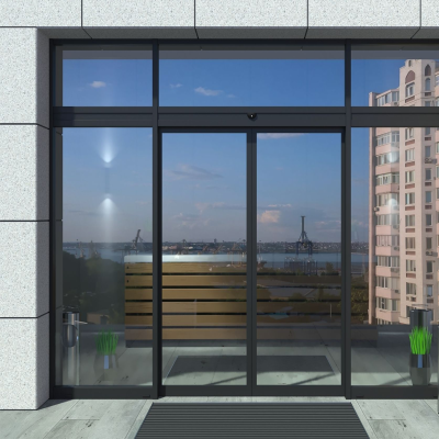 Automatic Sliding Door Commercial Entrance System Manufacturer Fowall