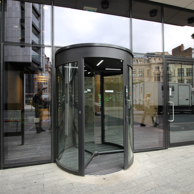 Aluminum glass curtain wall facade