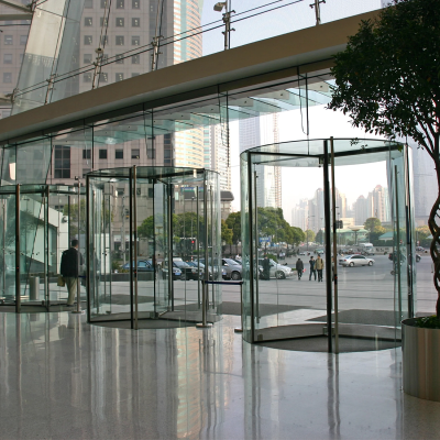 Automatic Revolving Door Commercial Entrance System Manufacturer