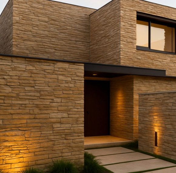 Stone Facade Cladding Natural Stone Curtain Wall System Manufacturer