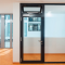 Self-Closing Aluminum Swing Door Automatic Return Hinged Door Manufacturer Fowall