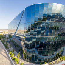 Visible curtain wall Aluminum Glass Facade system  Manufacturer Fowall