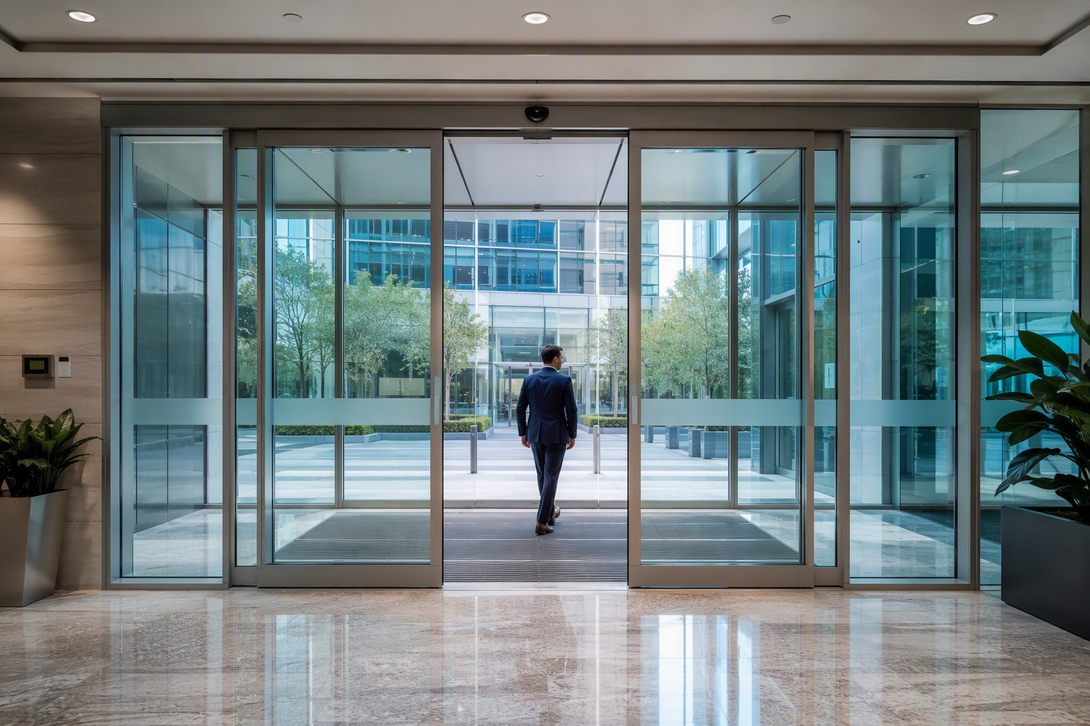 Automatic sliding door systems