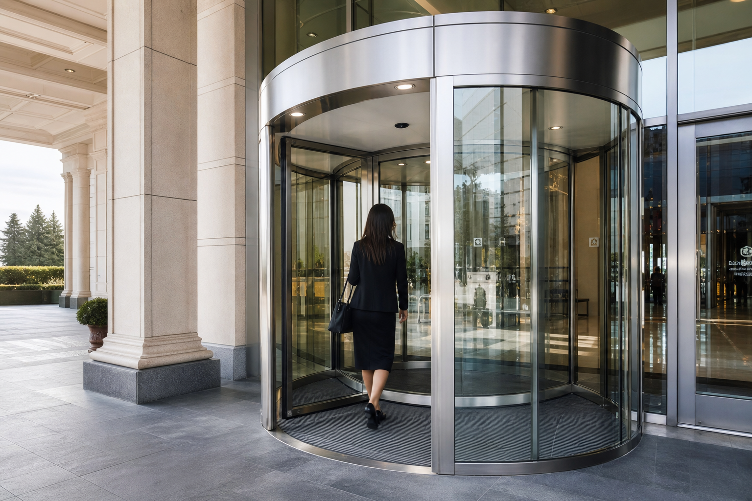 Revolving door systems