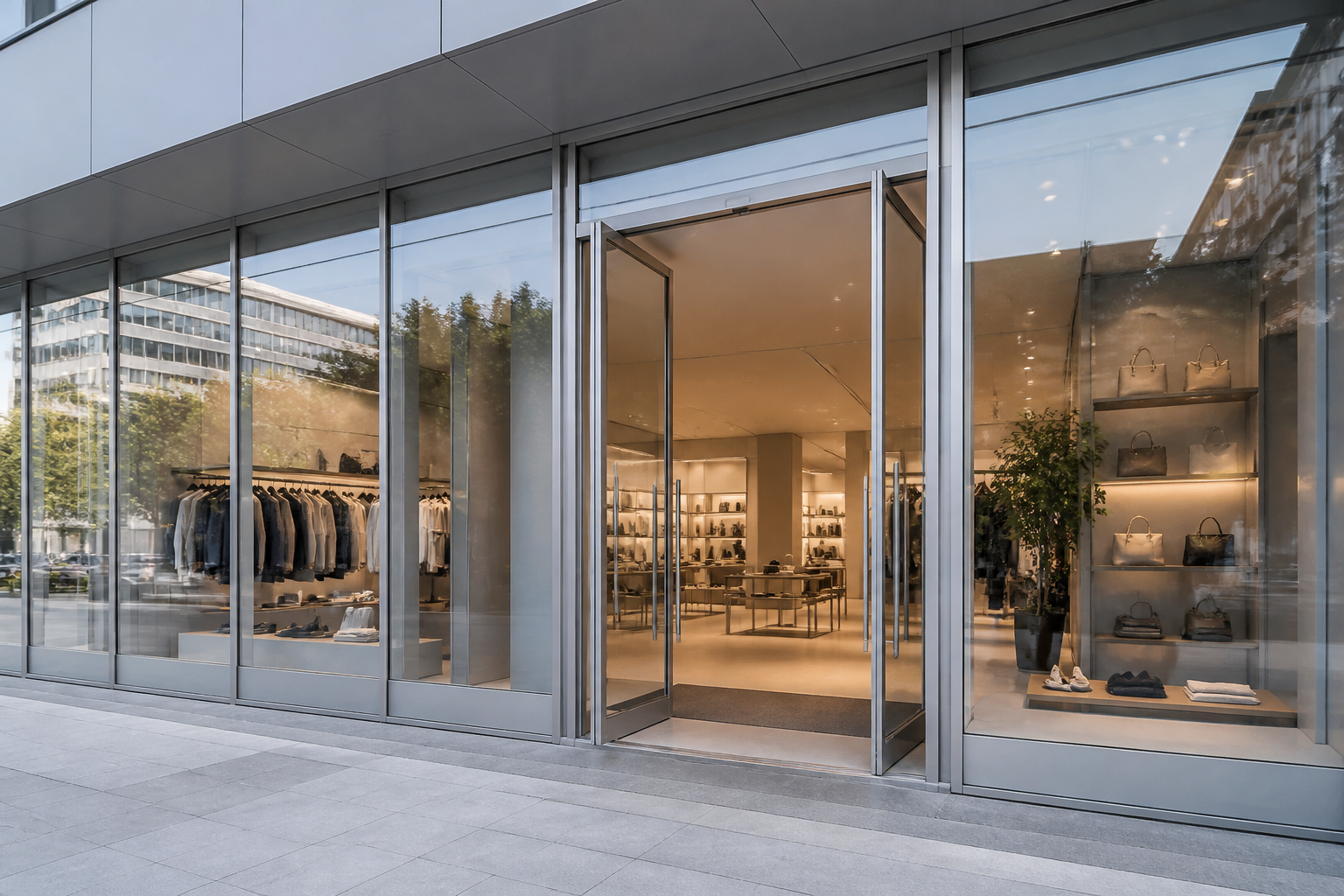Retail complexes entrance solutions