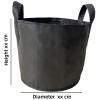 Customize Size Heavy Duty UV Resistant Rectangle and Round Shape PP Woven Grow Bags |  Planter Bag for Nursery Use