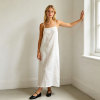 Minimalist Linen Slip Dress – Breathable Summer Maxi Dress for Effortless Style