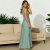 Sage Green Linen Maxi Dress | Sleeveless Waist Tie Summer Dress | KOSSR