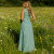 Sage Green Linen Maxi Dress | Sleeveless Waist Tie Summer Dress | KOSSR