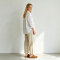 Beige Linen Wide Leg Pants – Relaxed Fit High Waist Summer Trousers for Effortless Style