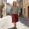KOSSR Linen Tie-Neck Blouse – French Vintage Relaxed Linen Shirt
