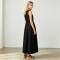 Linen A-Line Maxi Dress | Sleeveless Linen Summer Dress | KOSSR