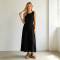 Linen A-Line Maxi Dress | Sleeveless Linen Summer Dress | KOSSR