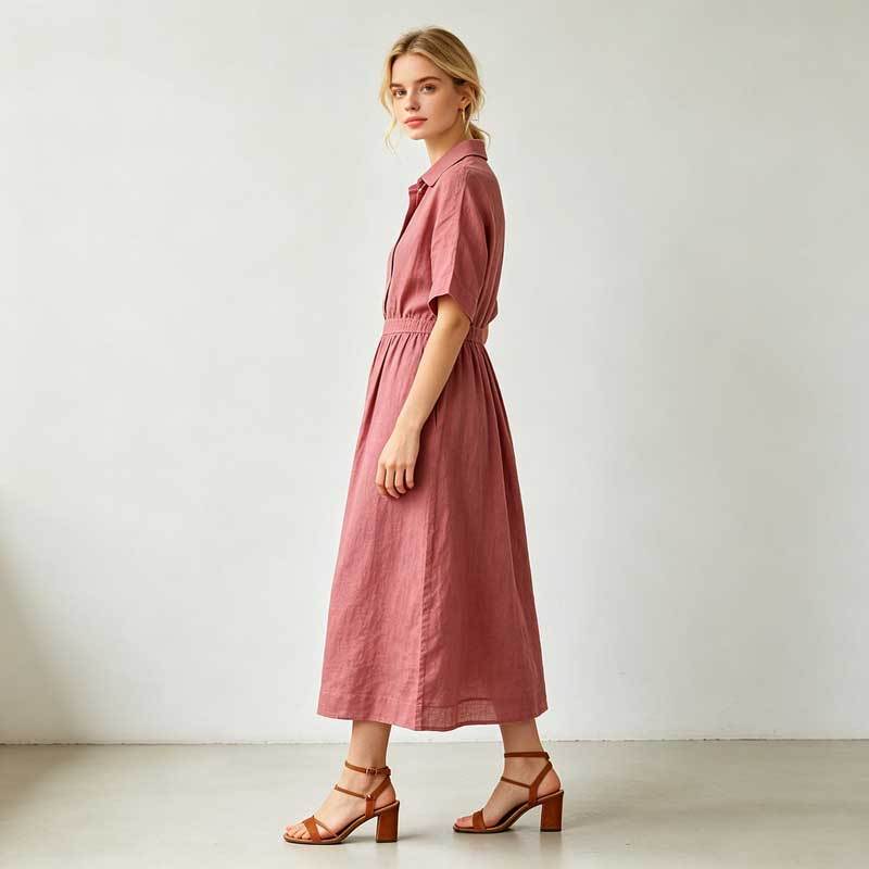 Linen Vacation Dress for Women
