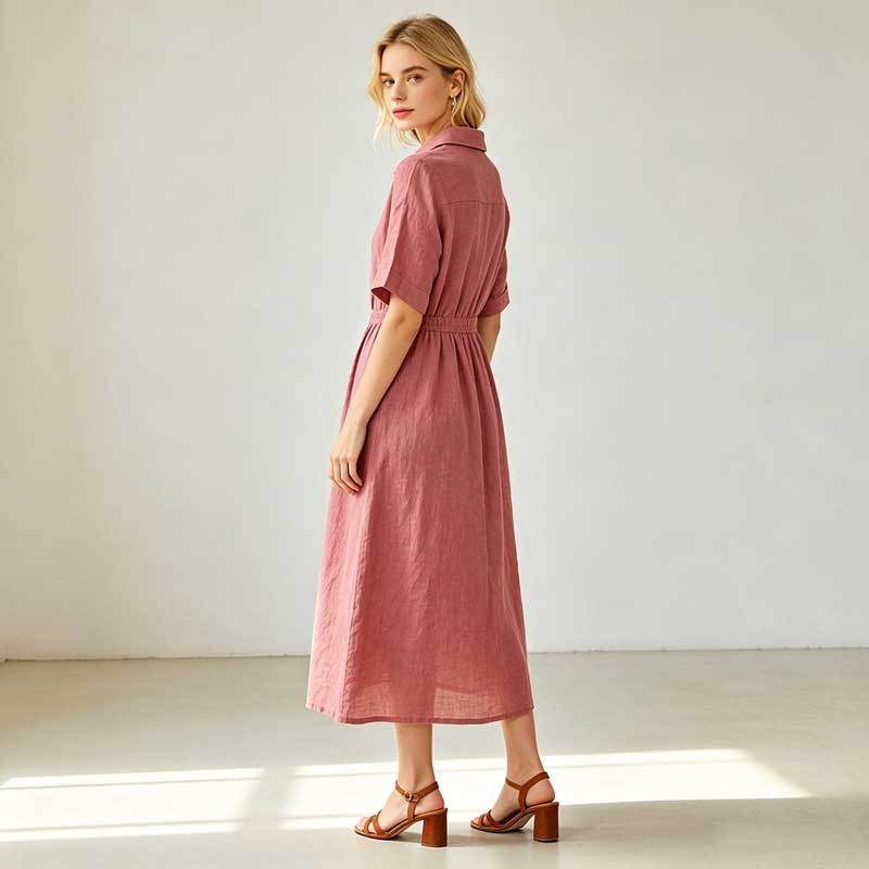 Linen Vacation Dress for Women