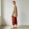 Relaxed Linen Button-Up Shirt for Women | Minimalist Linen Blouse | KOSSR