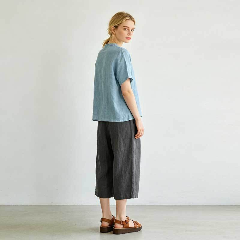 Relaxed Linen Lounge Set for Women