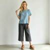 Relaxed Linen Lounge Set for Women | Minimalist Linen Top & Pants | KOSSR
