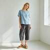 Relaxed Linen Lounge Set for Women | Minimalist Linen Top & Pants | KOSSR
