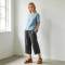 Relaxed Linen Lounge Set for Women | Minimalist Linen Top & Pants | KOSSR