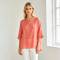 Women's Relaxed Linen Top | Lightweight Summer Linen Shirt | KOSSR
