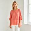 Women's Relaxed Linen Top | Lightweight Summer Linen Shirt | KOSSR