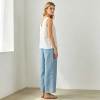 Women's Linen V-Neck Top | Relaxed Sleeveless Linen Tank | KOSSR