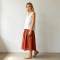 Women's Linen V-Neck Top | Relaxed Sleeveless Linen Tank | KOSSR
