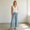 Women's Linen V-Neck Top | Relaxed Sleeveless Linen Tank | KOSSR