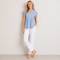 White Linen Straight-Leg Pants