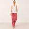 White Linen V-Neck Sleeveless Tank Top