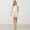 Beige High-Waisted Linen Casual Shorts