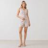 Natural Linen Sleeveless Vest & Shorts Set