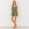 Olive Green Linen Lounge Romper