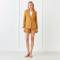 Camel Linen Blazer Jacket