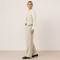 Natural Linen Vest & Wide-Leg Pants Set