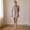 Light Grey Linen Tunic Top