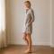Light Grey Linen Tunic Top