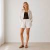 Printed Linen Shirt & Shorts Set