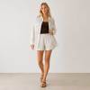 Printed Linen Shirt & Shorts Set