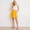 Mustard Yellow Linen Mini Skirt