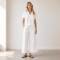 White Linen Lounge Set