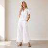 White Linen Lounge Set